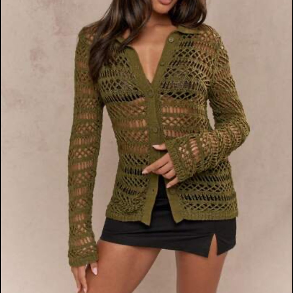 🌟 Miss guided Crochet top - Picture 1 of 7